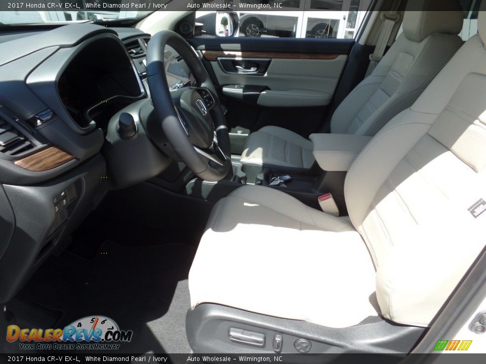 2017 Honda CR-V EX-L White Diamond Pearl / Ivory Photo #10