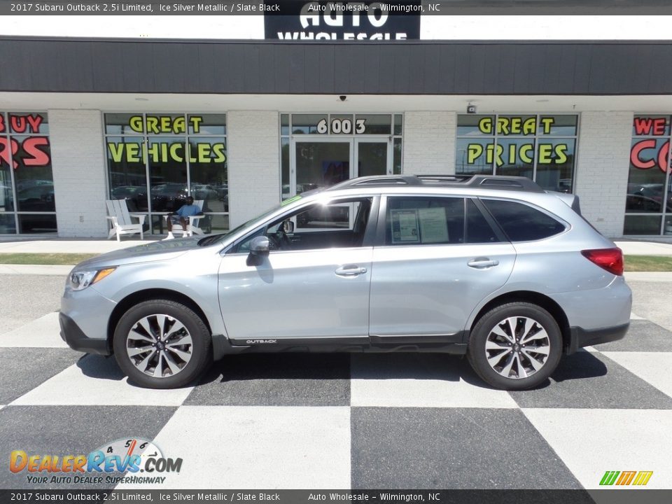 2017 Subaru Outback 2.5i Limited Ice Silver Metallic / Slate Black Photo #1