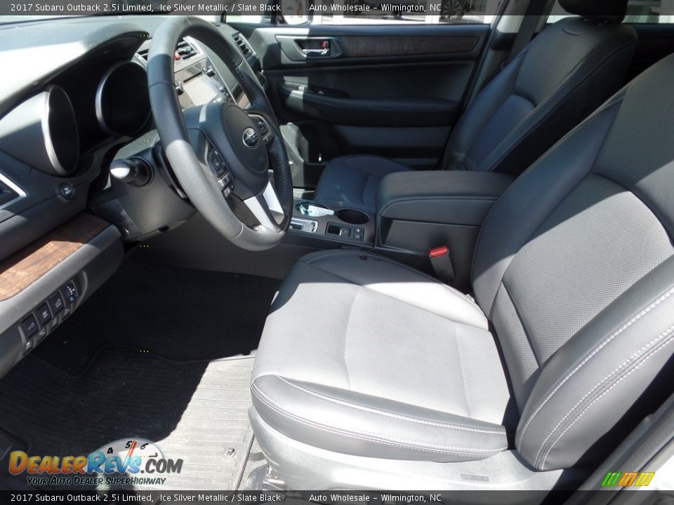 2017 Subaru Outback 2.5i Limited Ice Silver Metallic / Slate Black Photo #10
