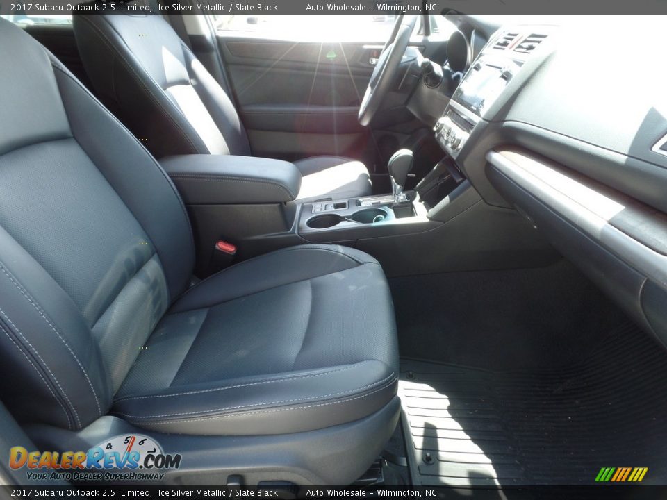 2017 Subaru Outback 2.5i Limited Ice Silver Metallic / Slate Black Photo #13