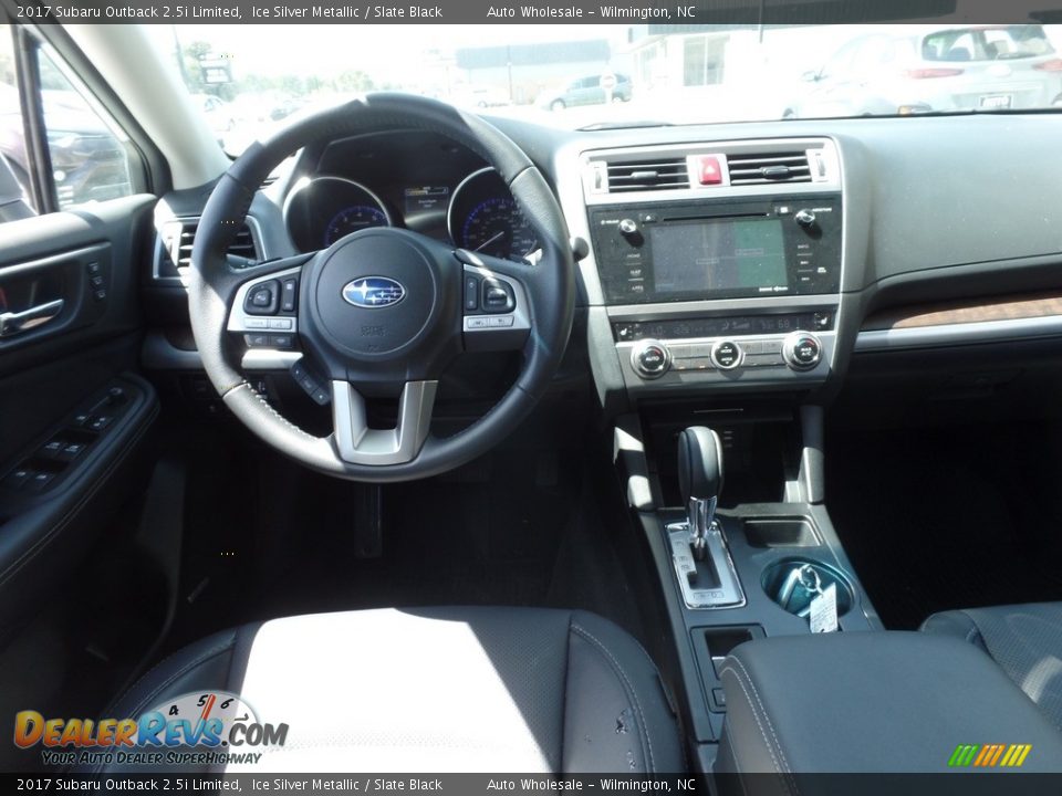 2017 Subaru Outback 2.5i Limited Ice Silver Metallic / Slate Black Photo #15