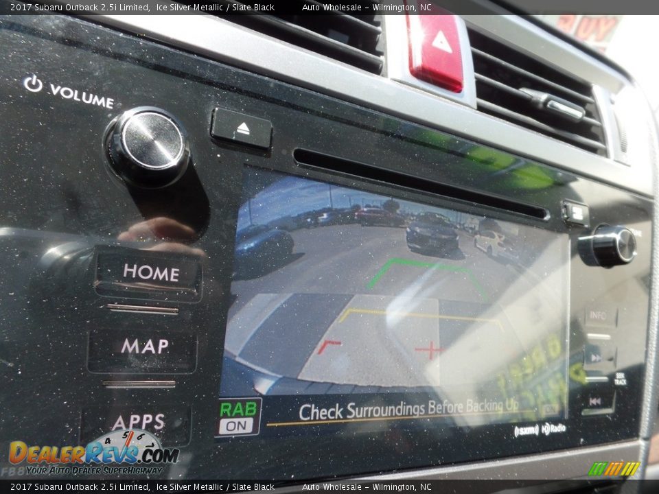 2017 Subaru Outback 2.5i Limited Ice Silver Metallic / Slate Black Photo #18