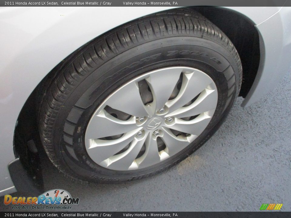 2011 Honda Accord LX Sedan Celestial Blue Metallic / Gray Photo #6