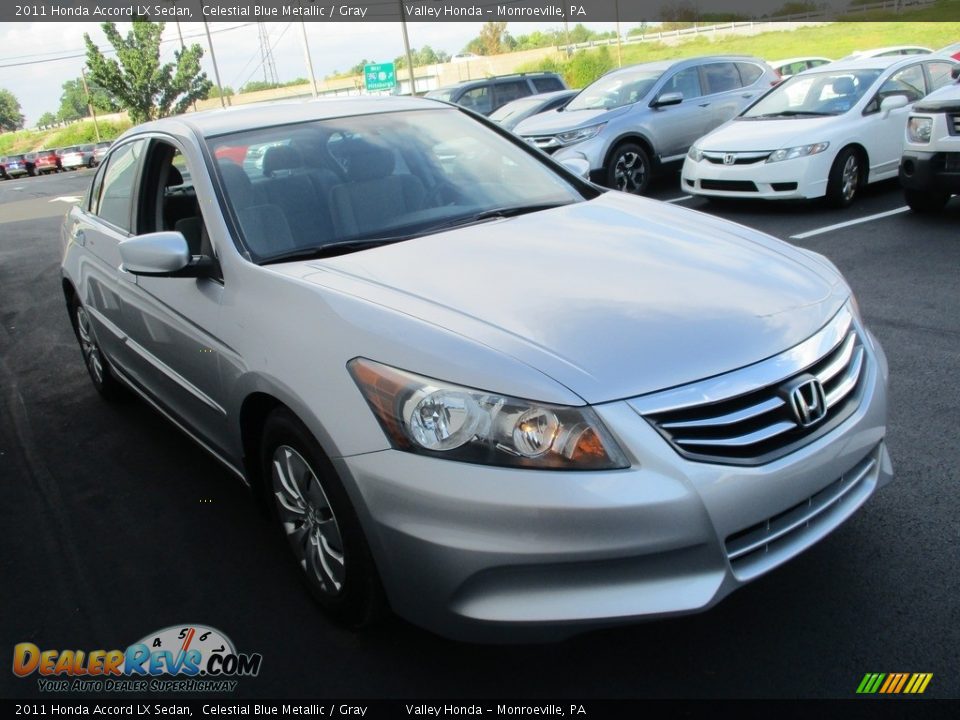 2011 Honda Accord LX Sedan Celestial Blue Metallic / Gray Photo #7