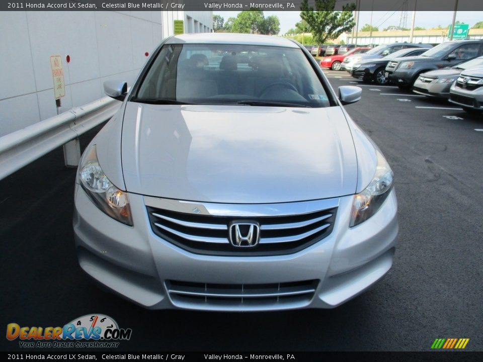 2011 Honda Accord LX Sedan Celestial Blue Metallic / Gray Photo #8