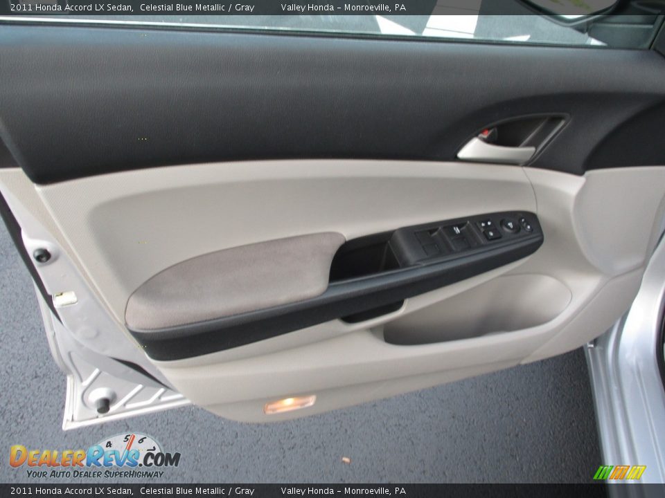 2011 Honda Accord LX Sedan Celestial Blue Metallic / Gray Photo #10