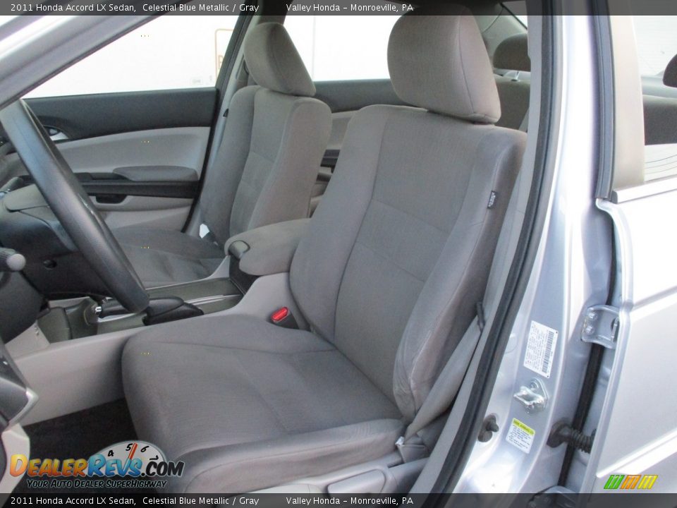 2011 Honda Accord LX Sedan Celestial Blue Metallic / Gray Photo #11