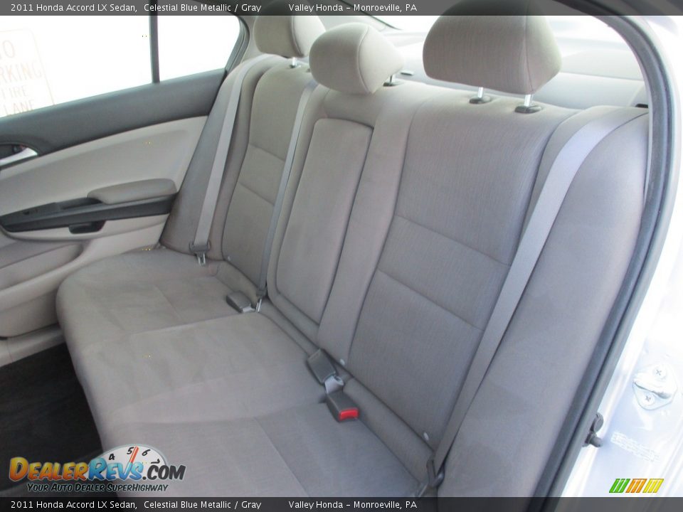 2011 Honda Accord LX Sedan Celestial Blue Metallic / Gray Photo #12