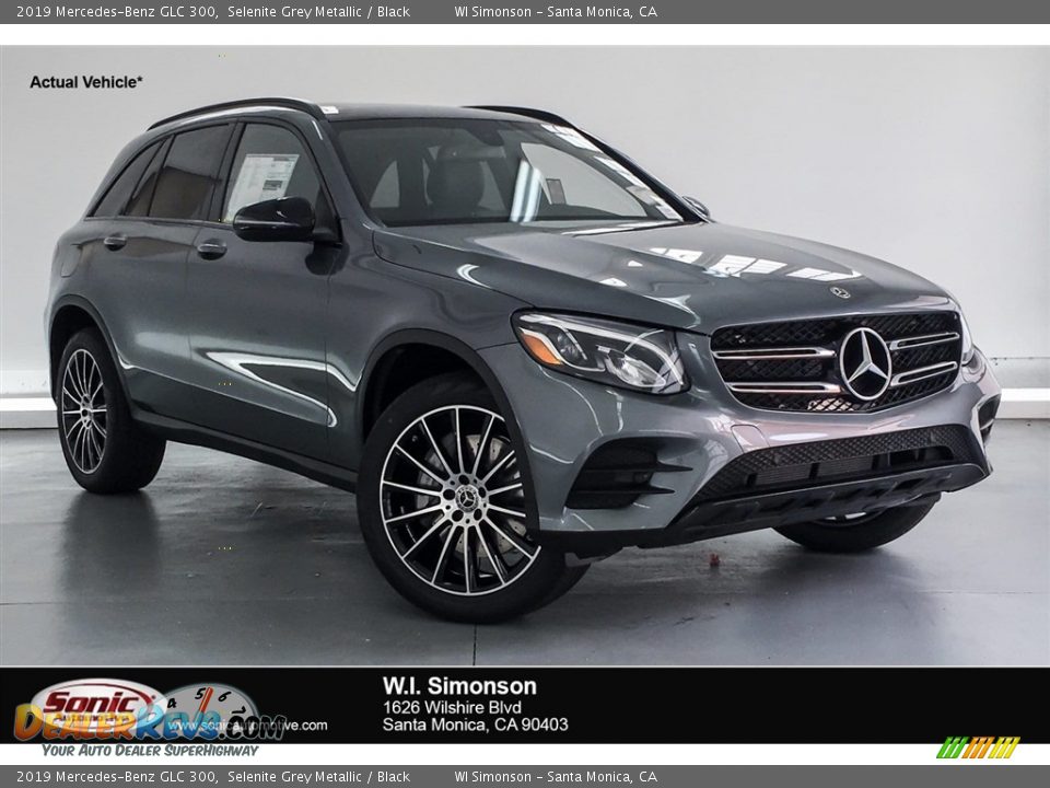 2019 Mercedes-Benz GLC 300 Selenite Grey Metallic / Black Photo #1