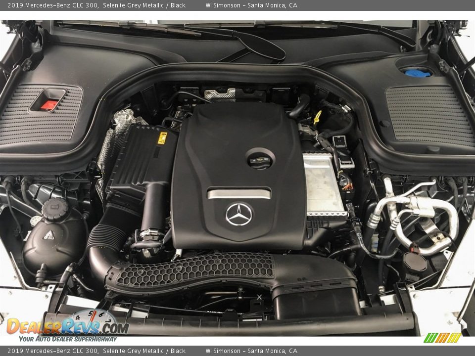2019 Mercedes-Benz GLC 300 Selenite Grey Metallic / Black Photo #8