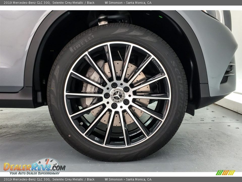 2019 Mercedes-Benz GLC 300 Selenite Grey Metallic / Black Photo #9