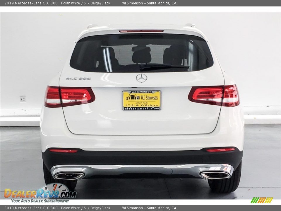 2019 Mercedes-Benz GLC 300 Polar White / Silk Beige/Black Photo #3