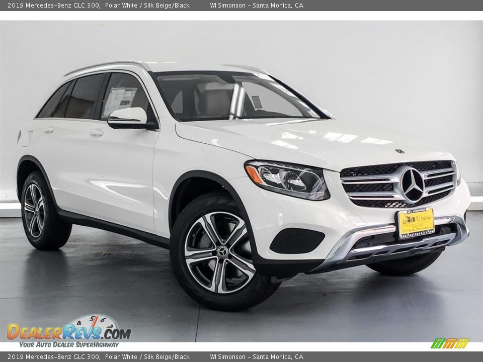 2019 Mercedes-Benz GLC 300 Polar White / Silk Beige/Black Photo #12