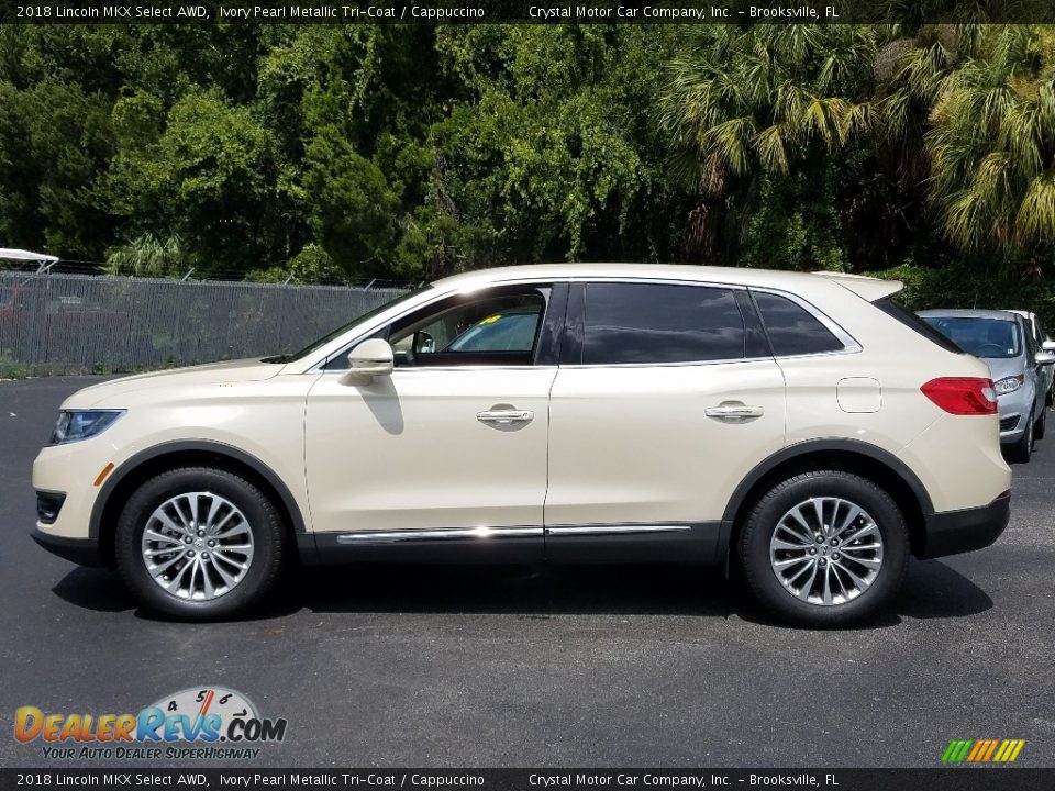 Ivory Pearl Metallic Tri-Coat 2018 Lincoln MKX Select AWD Photo #2