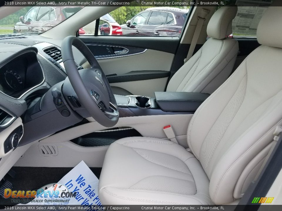 2018 Lincoln MKX Select AWD Ivory Pearl Metallic Tri-Coat / Cappuccino Photo #9
