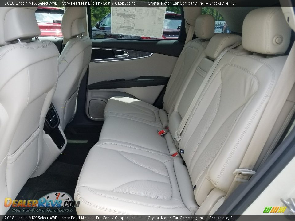 2018 Lincoln MKX Select AWD Ivory Pearl Metallic Tri-Coat / Cappuccino Photo #10