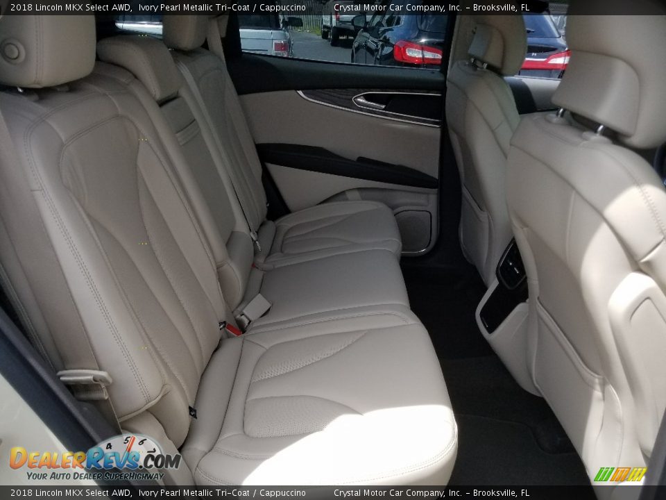 2018 Lincoln MKX Select AWD Ivory Pearl Metallic Tri-Coat / Cappuccino Photo #11