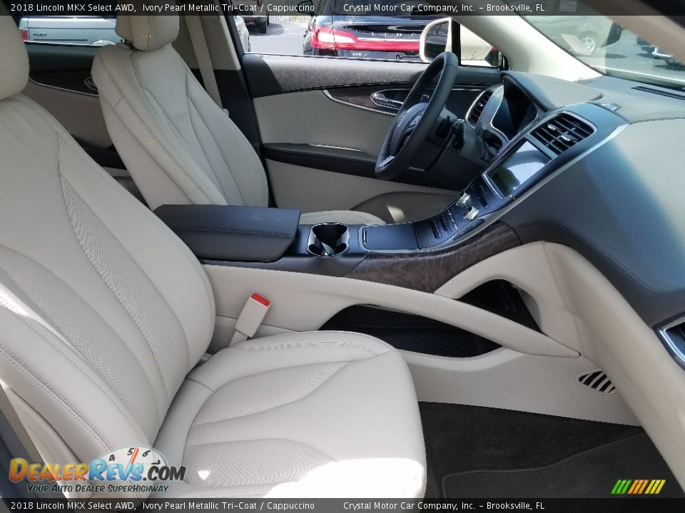 2018 Lincoln MKX Select AWD Ivory Pearl Metallic Tri-Coat / Cappuccino Photo #12