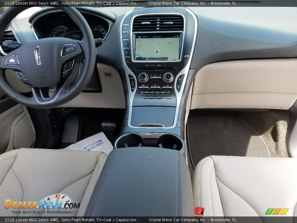 2018 Lincoln MKX Select AWD Ivory Pearl Metallic Tri-Coat / Cappuccino Photo #13