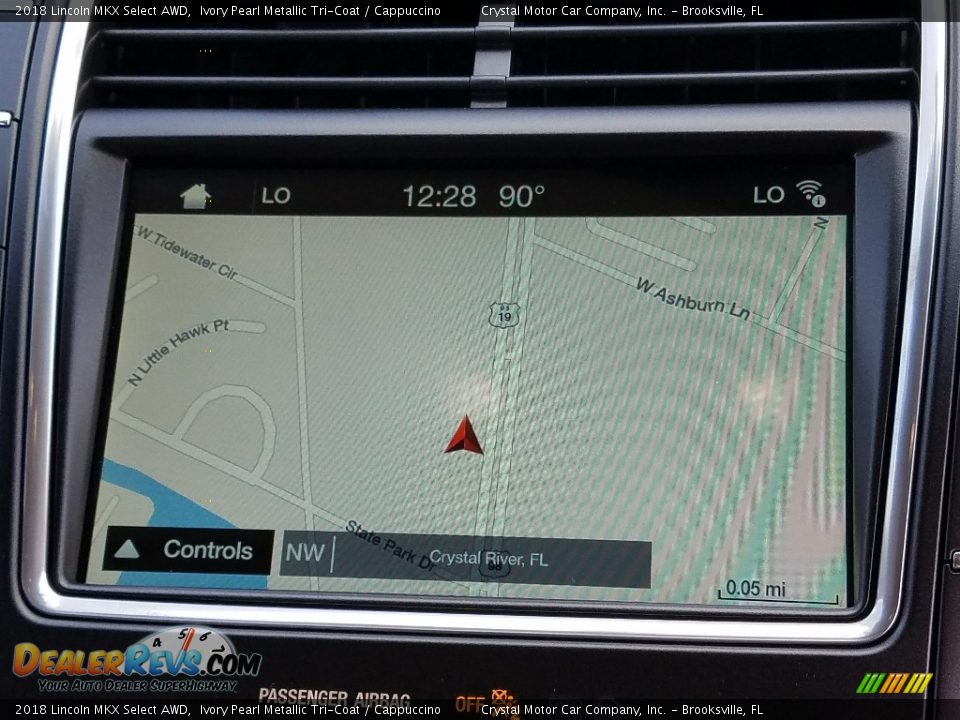 2018 Lincoln MKX Select AWD Ivory Pearl Metallic Tri-Coat / Cappuccino Photo #15