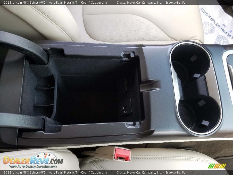2018 Lincoln MKX Select AWD Ivory Pearl Metallic Tri-Coat / Cappuccino Photo #18