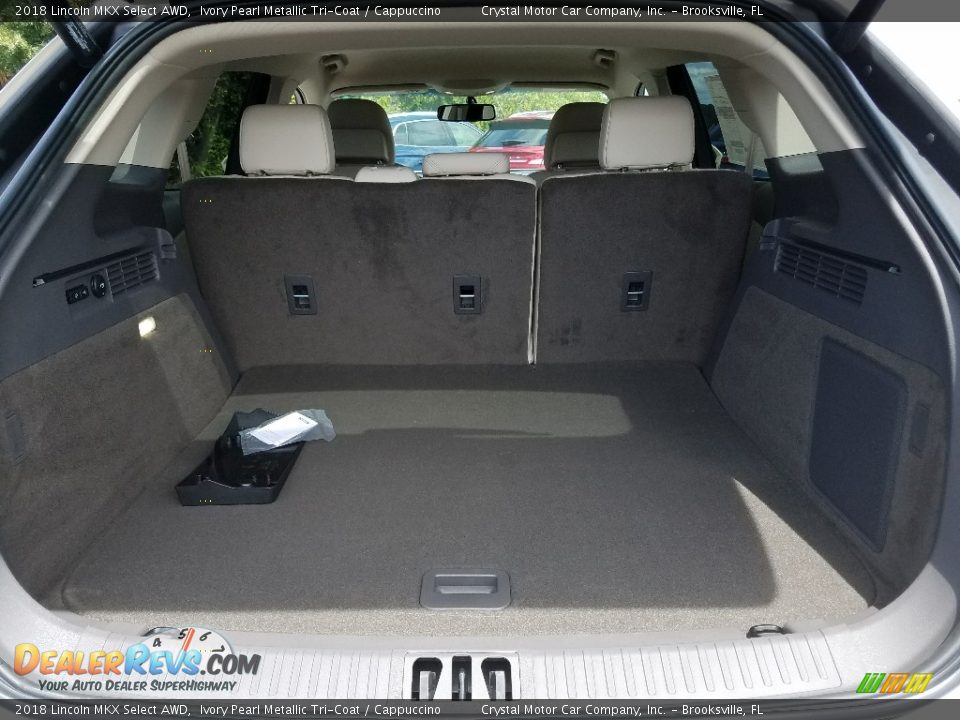 2018 Lincoln MKX Select AWD Ivory Pearl Metallic Tri-Coat / Cappuccino Photo #19