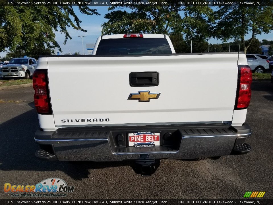 2019 Chevrolet Silverado 2500HD Work Truck Crew Cab 4WD Summit White / Dark Ash/Jet Black Photo #4
