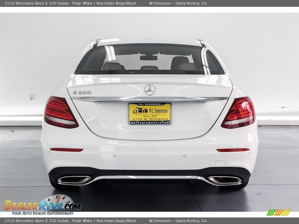 2019 Mercedes-Benz E 300 Sedan Polar White / Macchiato Beige/Black Photo #3