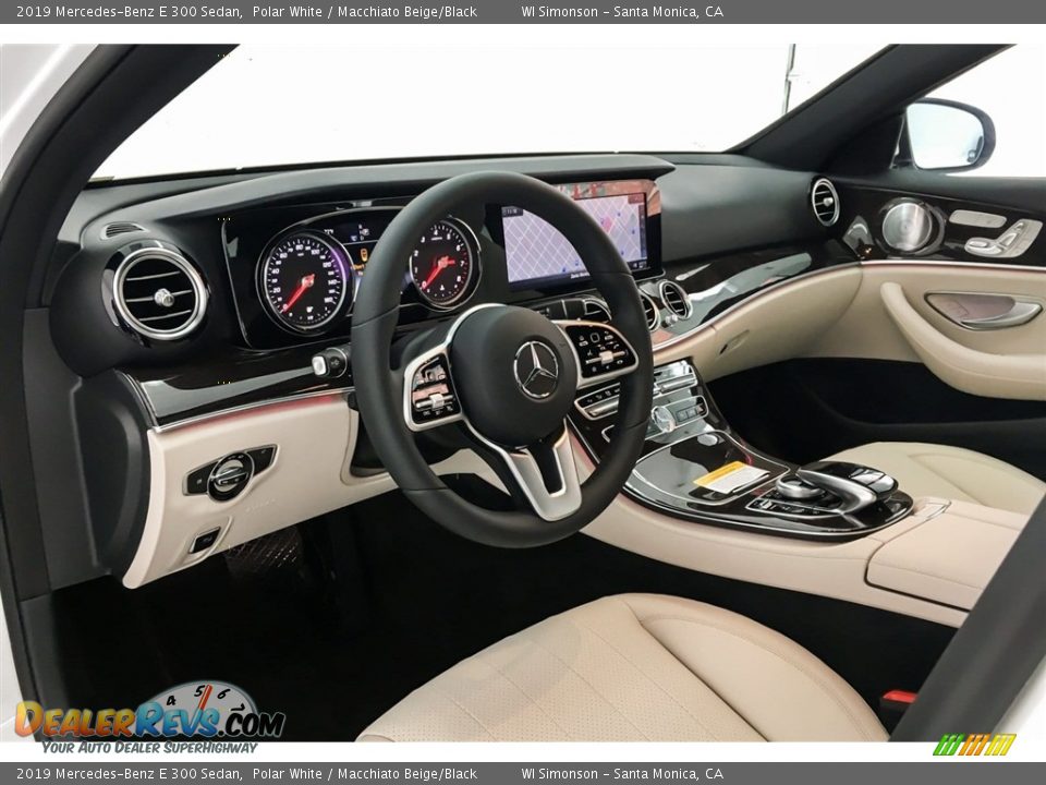Macchiato Beige/Black Interior - 2019 Mercedes-Benz E 300 Sedan Photo #4