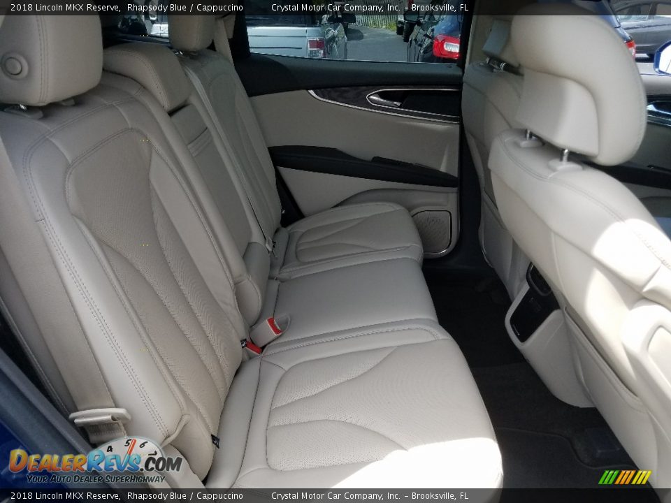 2018 Lincoln MKX Reserve Rhapsody Blue / Cappuccino Photo #11