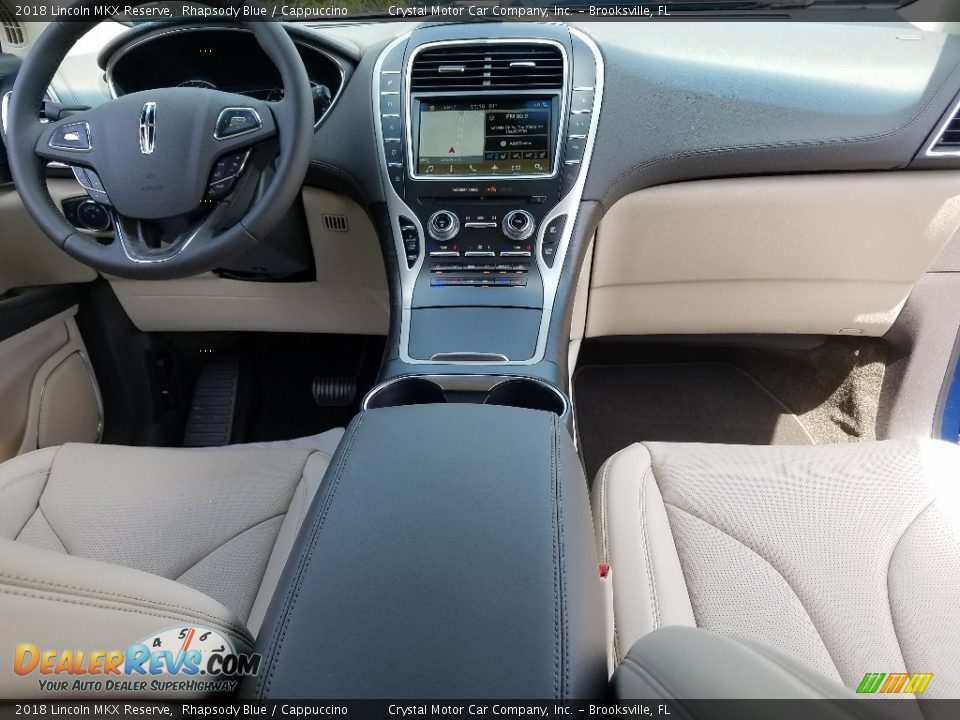 2018 Lincoln MKX Reserve Rhapsody Blue / Cappuccino Photo #13