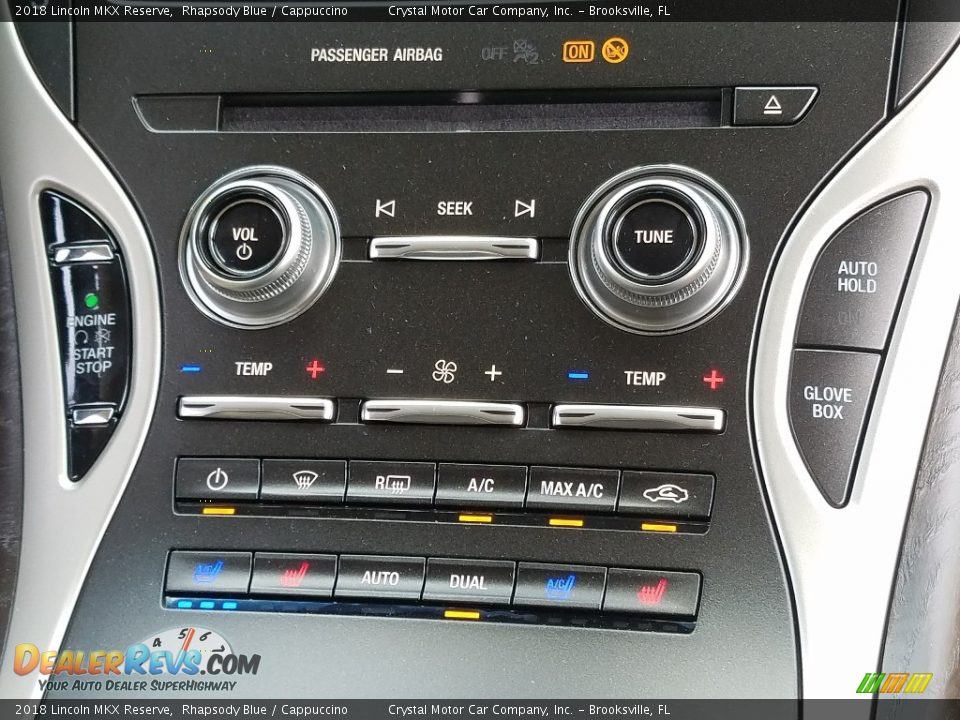 2018 Lincoln MKX Reserve Rhapsody Blue / Cappuccino Photo #16