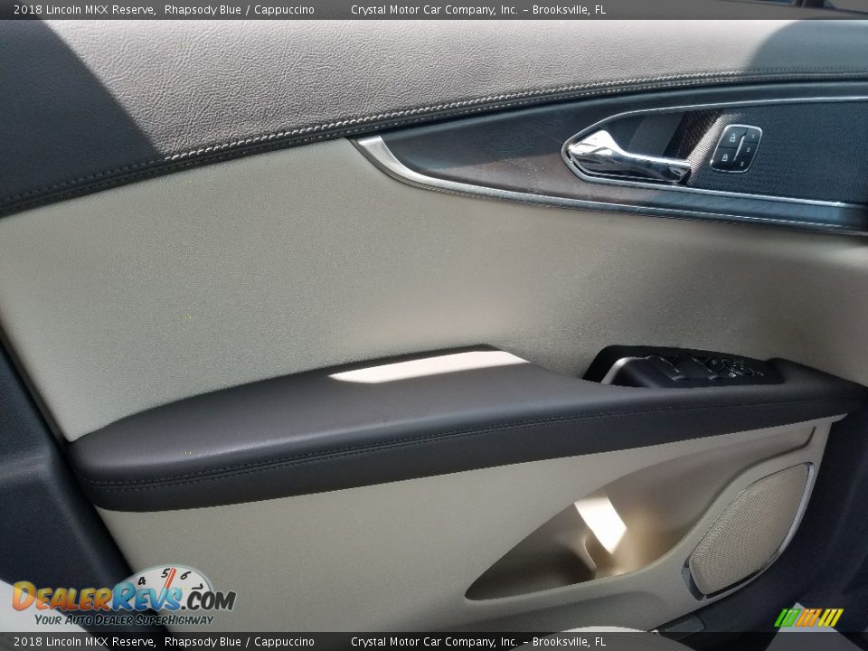 2018 Lincoln MKX Reserve Rhapsody Blue / Cappuccino Photo #17
