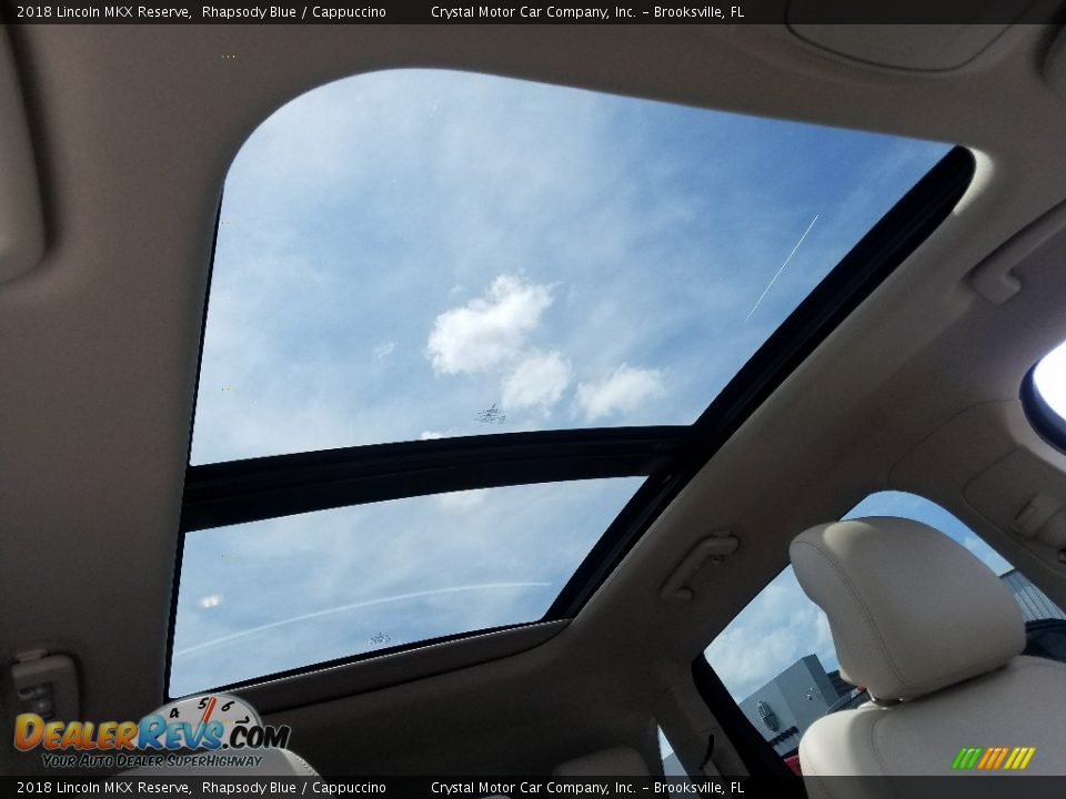 2018 Lincoln MKX Reserve Rhapsody Blue / Cappuccino Photo #18