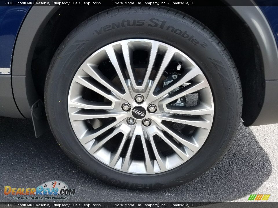 2018 Lincoln MKX Reserve Rhapsody Blue / Cappuccino Photo #20