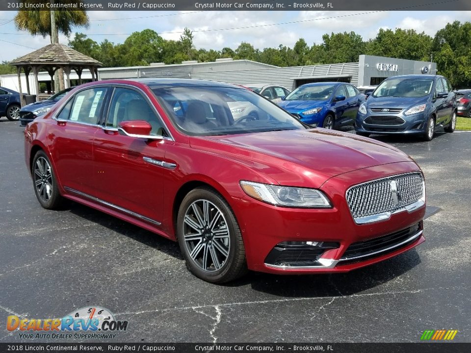 2018 Lincoln Continental Reserve Ruby Red / Cappuccino Photo #7
