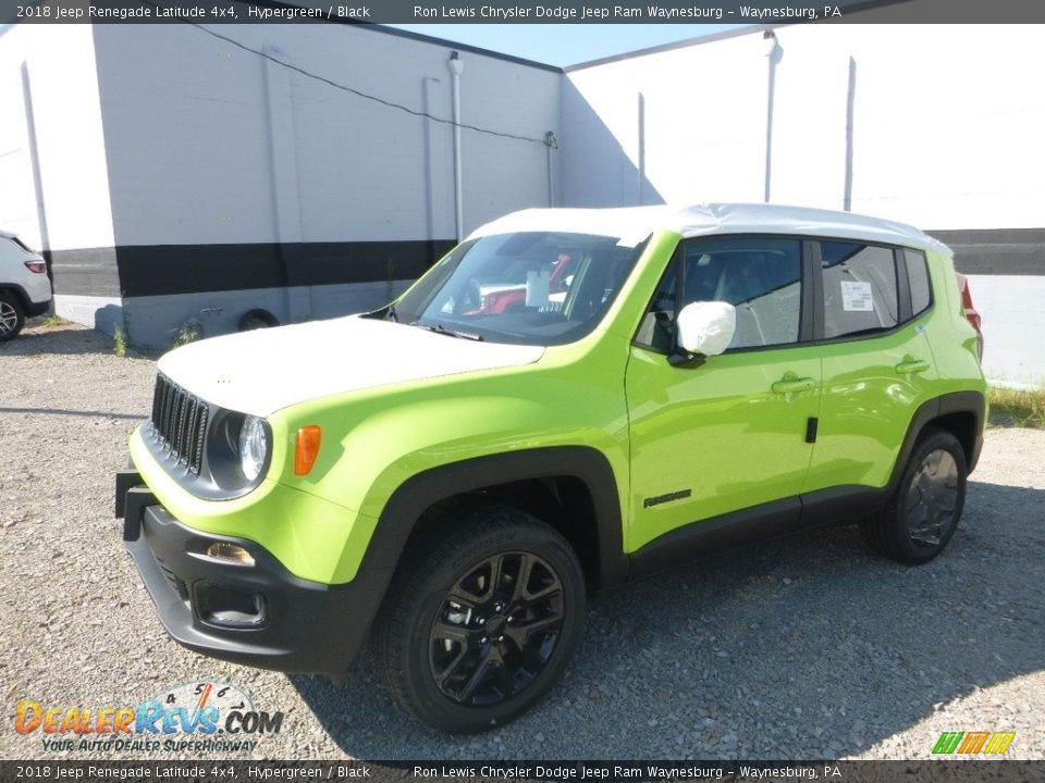 2018 Jeep Renegade Latitude 4x4 Hypergreen / Black Photo #1