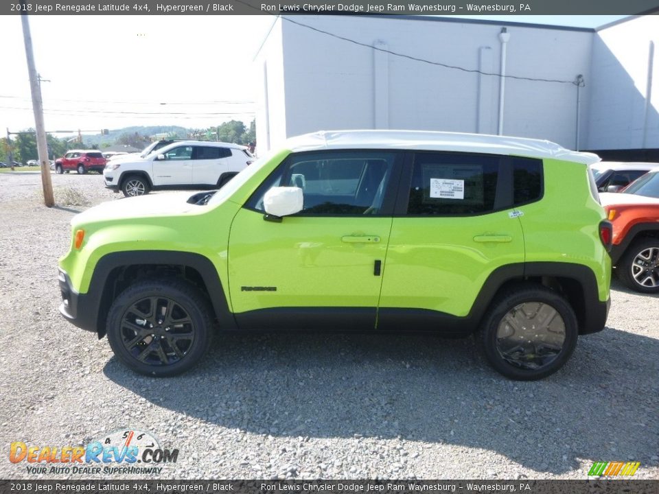 2018 Jeep Renegade Latitude 4x4 Hypergreen / Black Photo #3