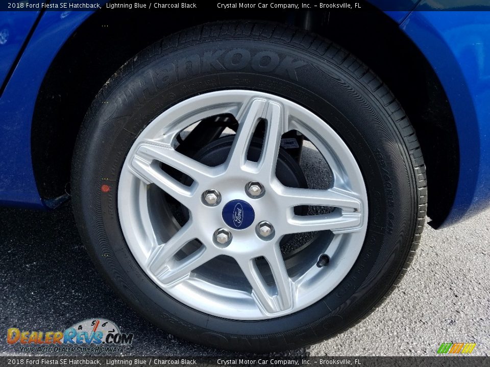 2018 Ford Fiesta SE Hatchback Lightning Blue / Charcoal Black Photo #21