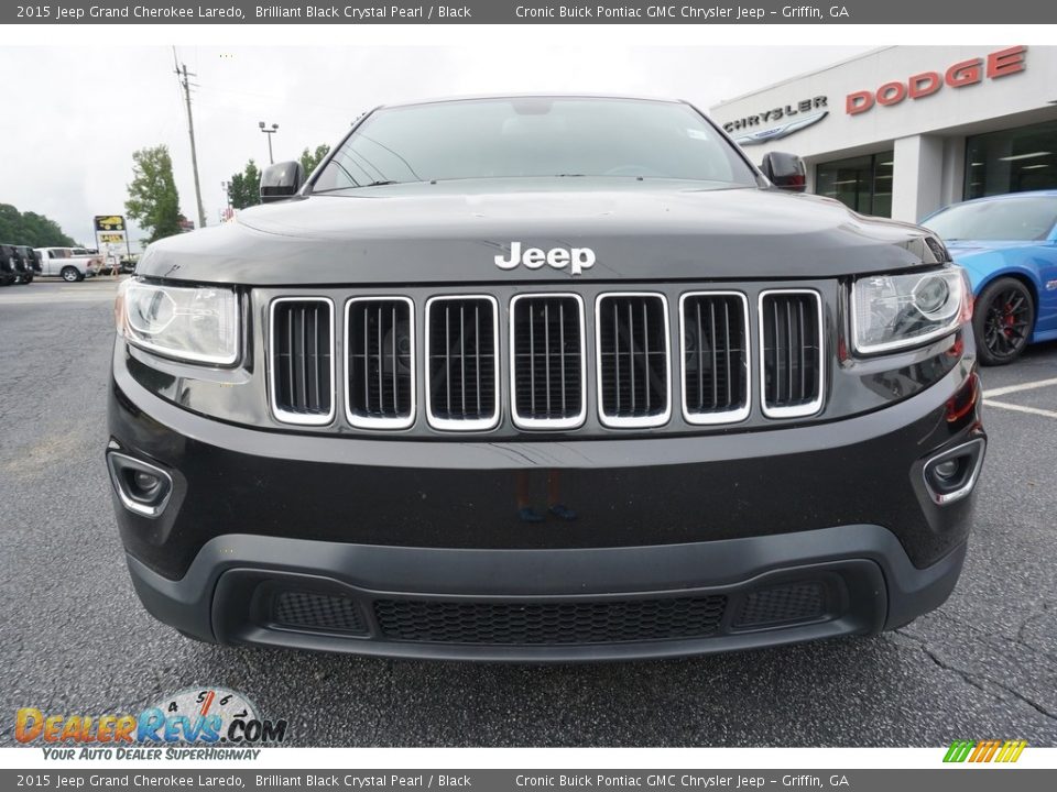 2015 Jeep Grand Cherokee Laredo Brilliant Black Crystal Pearl / Black Photo #2