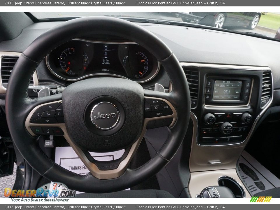 2015 Jeep Grand Cherokee Laredo Brilliant Black Crystal Pearl / Black Photo #5