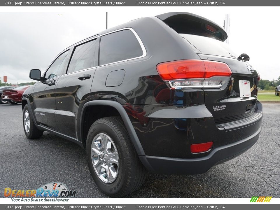 2015 Jeep Grand Cherokee Laredo Brilliant Black Crystal Pearl / Black Photo #10