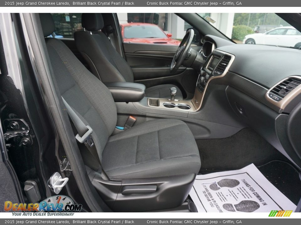 2015 Jeep Grand Cherokee Laredo Brilliant Black Crystal Pearl / Black Photo #13