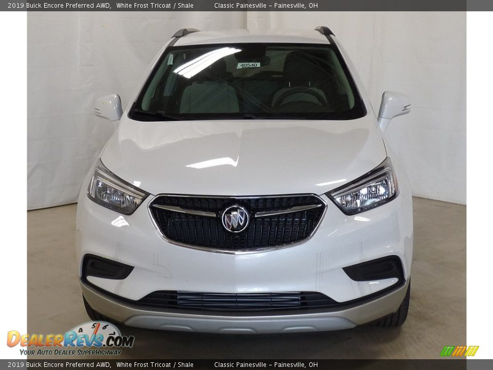 2019 Buick Encore Preferred AWD White Frost Tricoat / Shale Photo #4