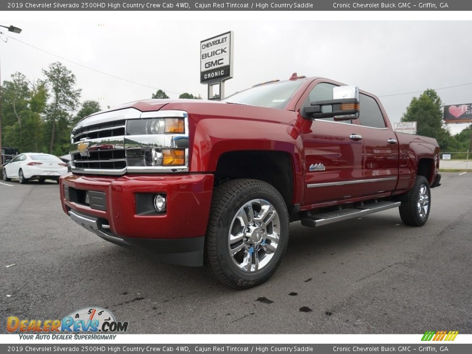 2019 Chevrolet Silverado 2500HD High Country Crew Cab 4WD Cajun Red Tintcoat / High Country Saddle Photo #3