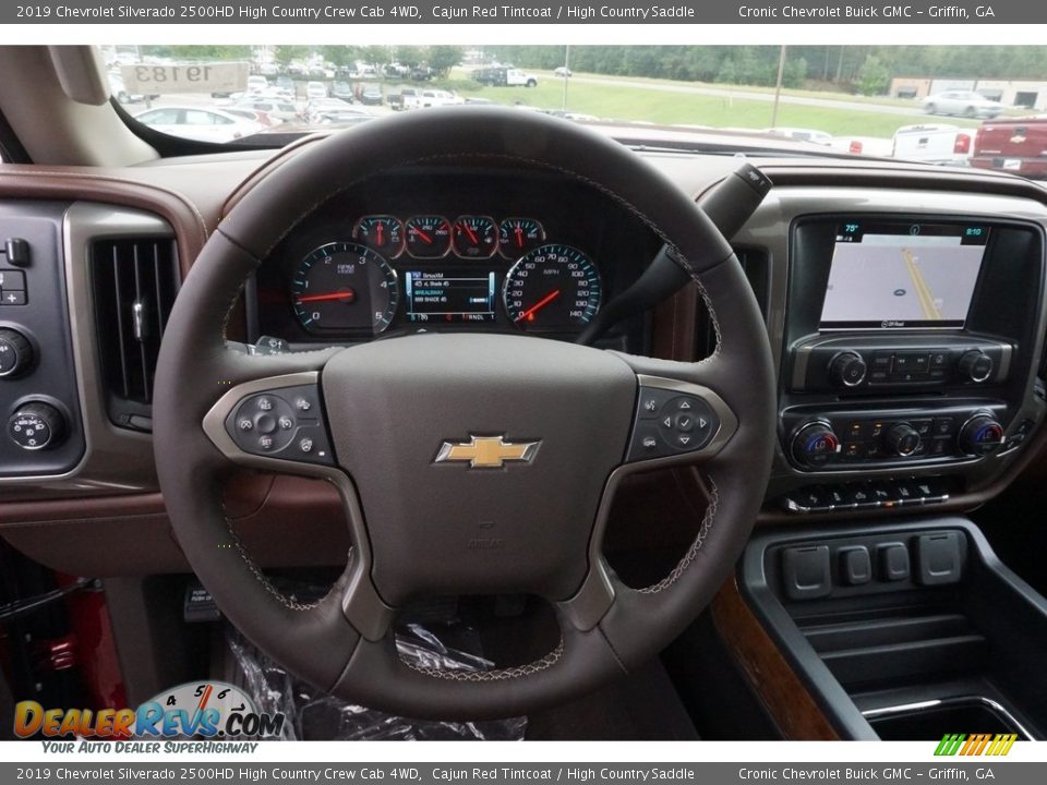 2019 Chevrolet Silverado 2500HD High Country Crew Cab 4WD Steering Wheel Photo #5