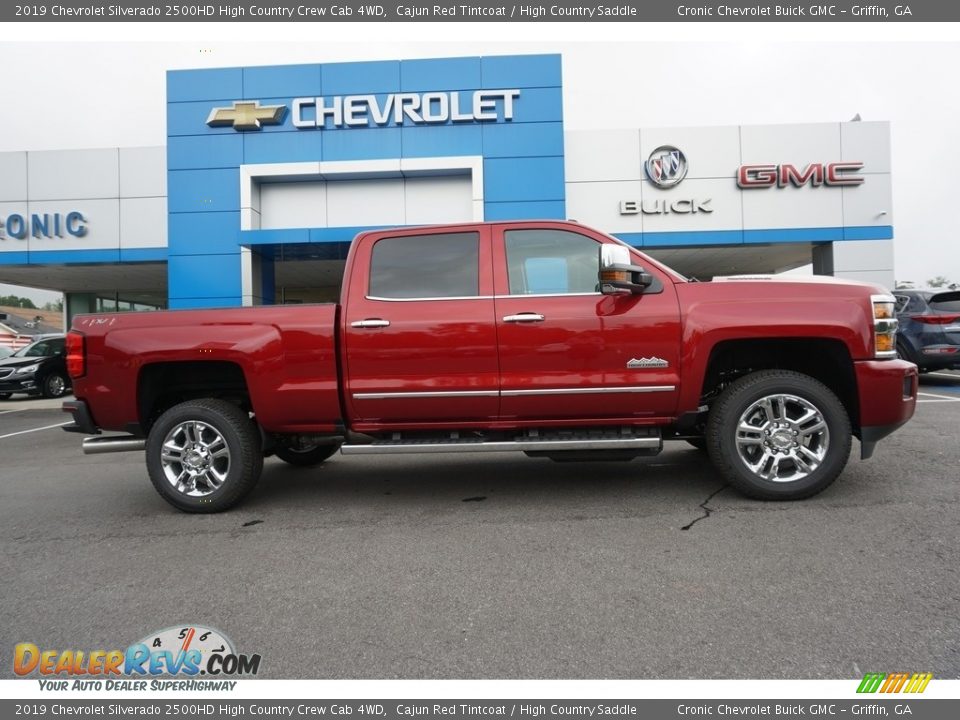 Cajun Red Tintcoat 2019 Chevrolet Silverado 2500HD High Country Crew Cab 4WD Photo #11