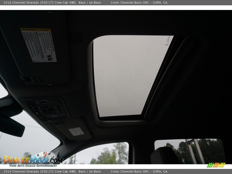 2019 Chevrolet Silverado 1500 LTZ Crew Cab 4WD Black / Jet Black Photo #6