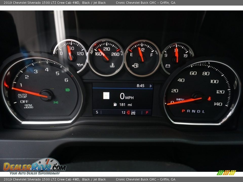 2019 Chevrolet Silverado 1500 LTZ Crew Cab 4WD Gauges Photo #7