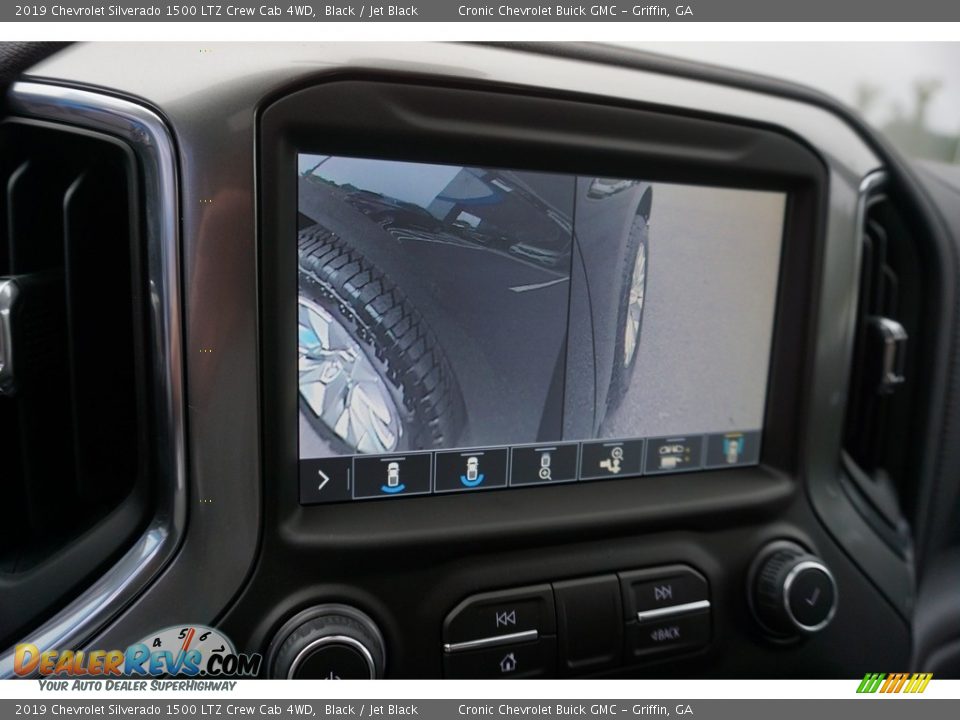 2019 Chevrolet Silverado 1500 LTZ Crew Cab 4WD Black / Jet Black Photo #9